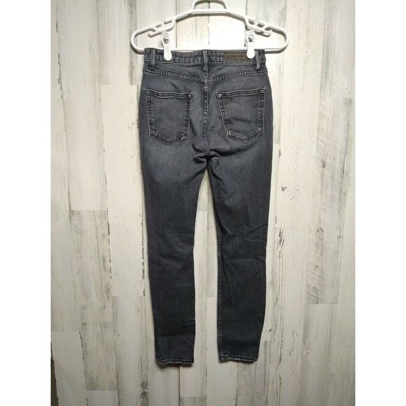 GRLFRND Kiara Button Fly Jeans In Get Lost (Black)  Size 24 - Picture 3 of 8